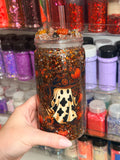 Cowboy Ghosts & Pumpkins 16 oz Halloween Snow Globe Tumbler