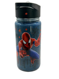 S-Man 10-ounce kids cup with dark flip lid, blue Spider-Man graphic front